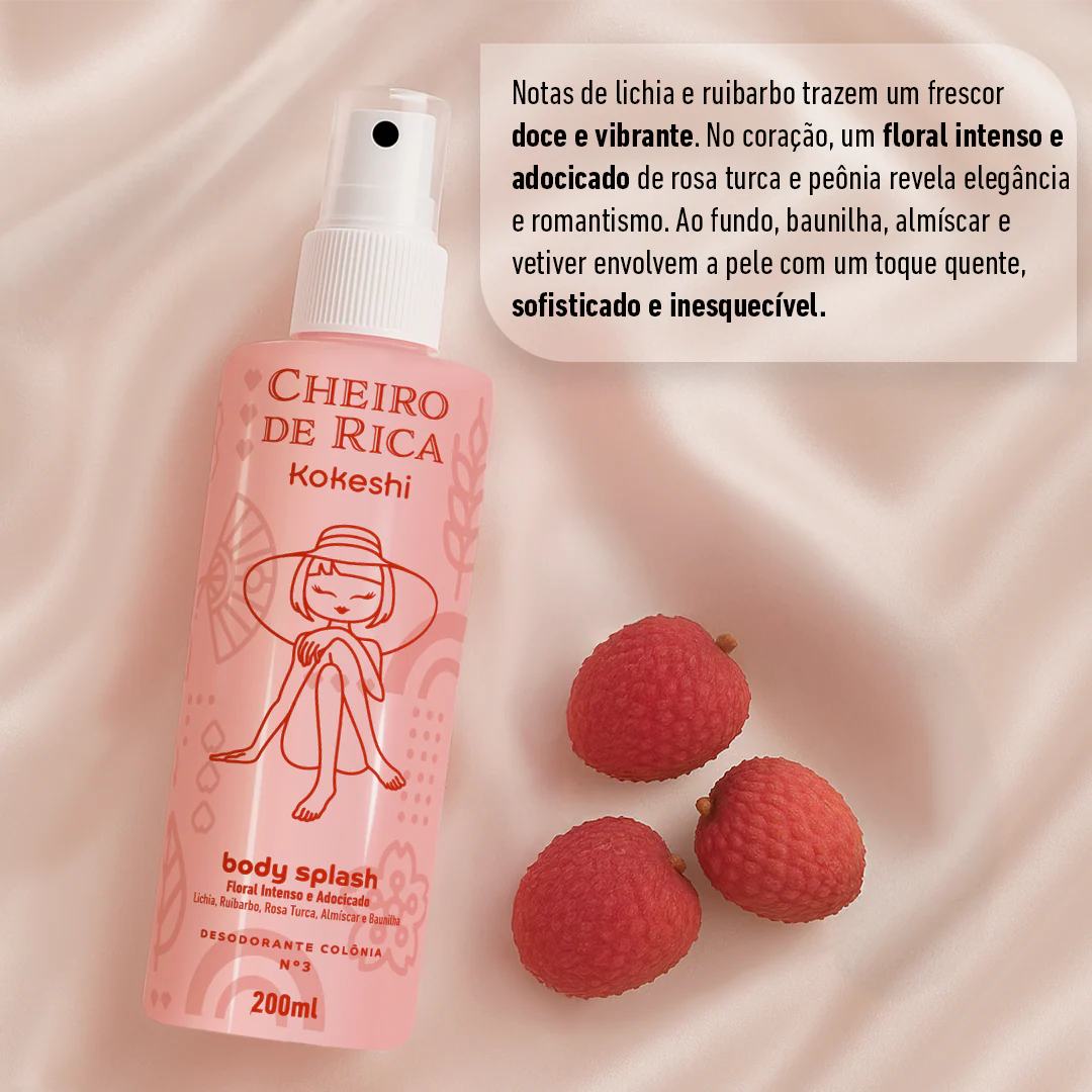 Kit Trio Cheiro de Rica - Body Splash - Image 8